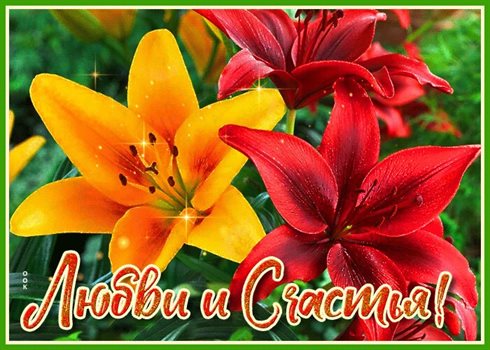 Яркая открытка для вас