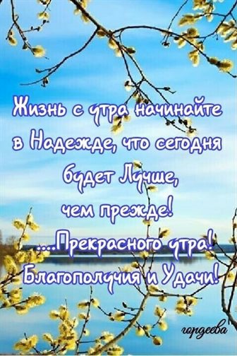 Нежные поздравления для Открытки с добрым мартовским утром