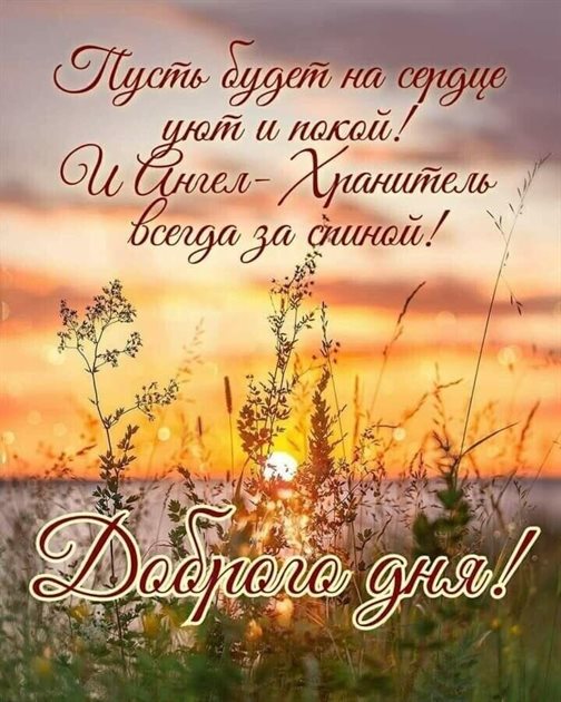 Яркие пожелания для Открытки с добрым утром с природой