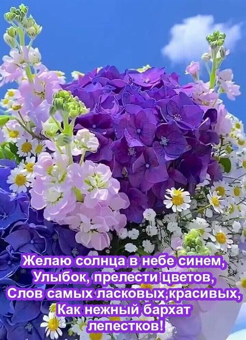Чудесные поздравления для Открытки с добрым утром с природой