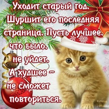 Чудесные поздравления для Открытки с Новым годом и Рождеством