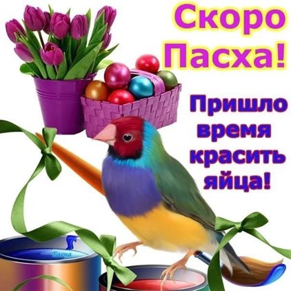 Подарите улыбку: Открытки с наступающей Пасхой