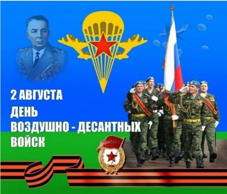 Особенная открытка для Открытки с Днем ВДВ