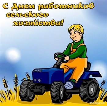 Красивая открытка для Открытки с днем работников сельского хозяйства