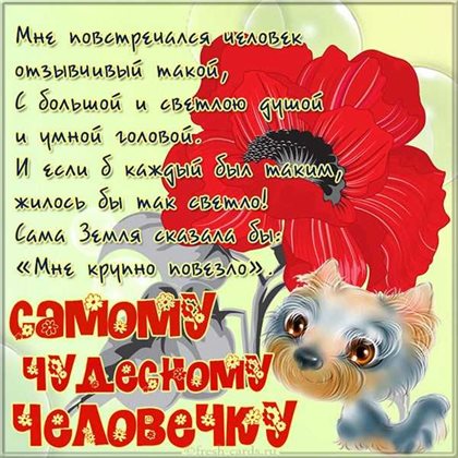 Радостная открытка