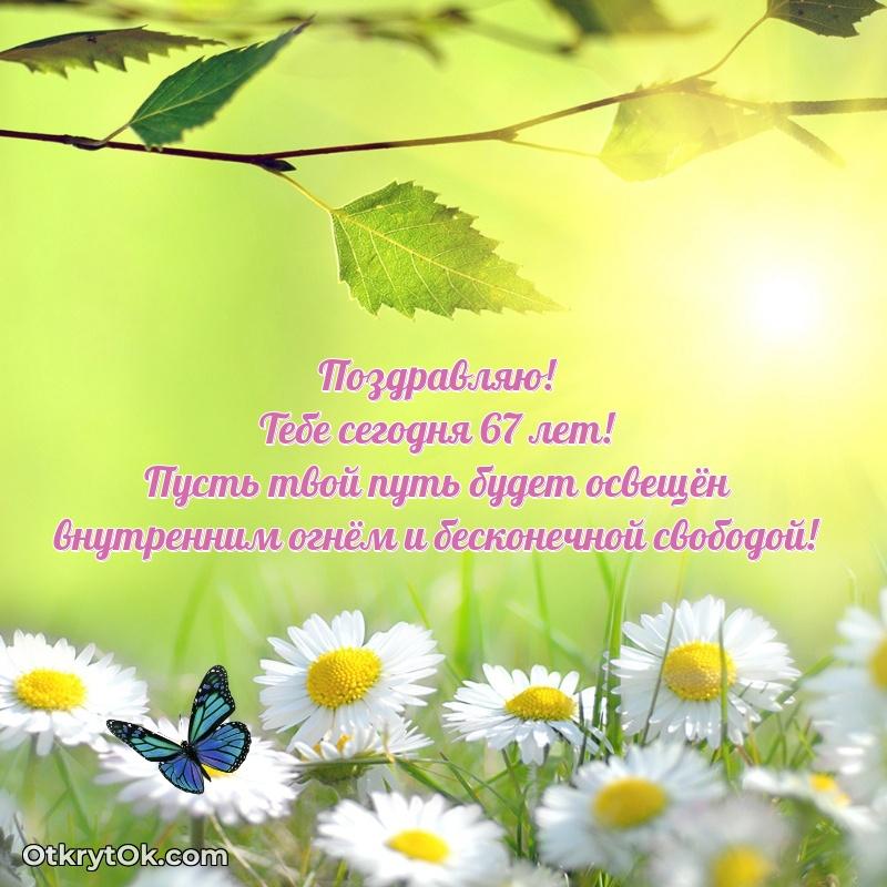 Новые прикольные открытки сестре 67 лет