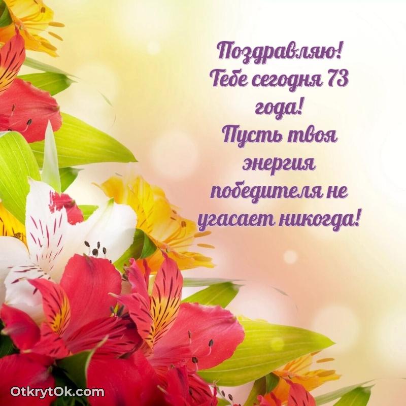 Открытка Прикольные бесплатные картинки с днем рождения бабушке 73 года Нонна