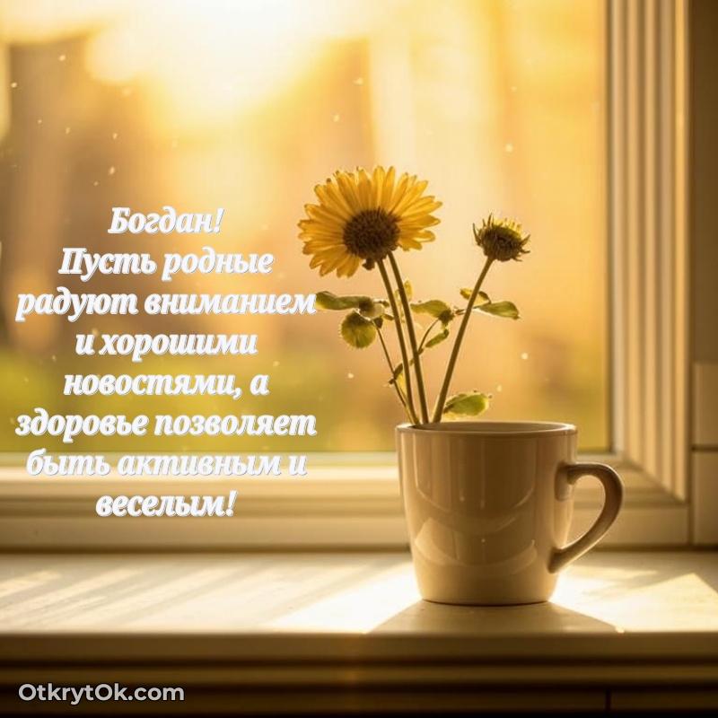 поздравляемому — открытка и пожелание