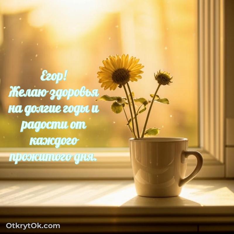 поздравляемому — открытка и пожелание