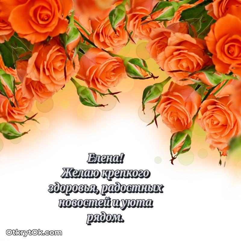 Поздравление Елене праздничные своими словами в прозе