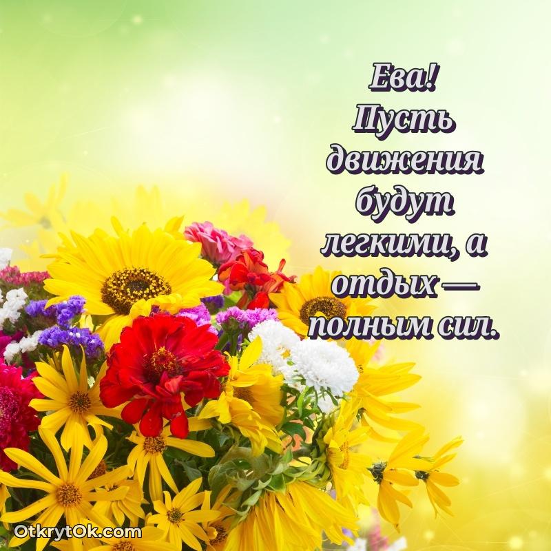 Смешная открытка для ватсап с днем рождения Еве