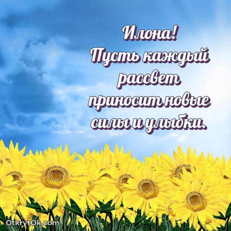 Поздравление женщине Илоне