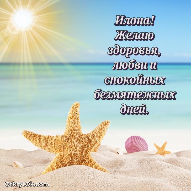 Короткое пожелание Илоне