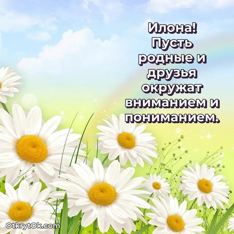 Поздравить сестру с др Илоне