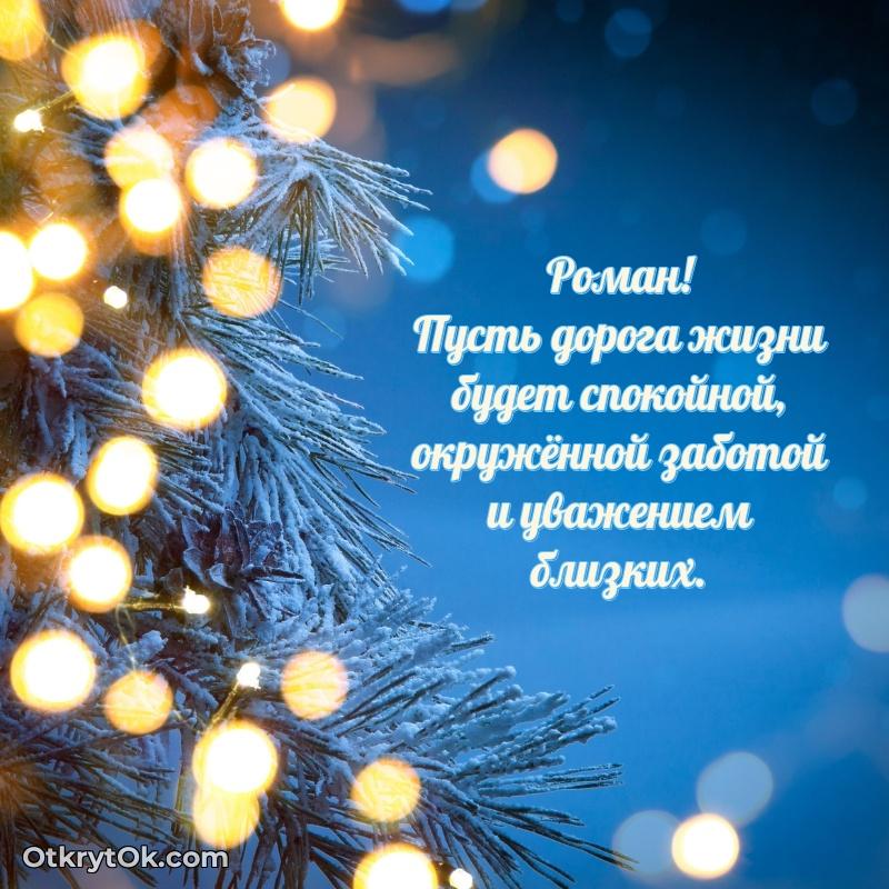 Пожелания трогательные Роману
