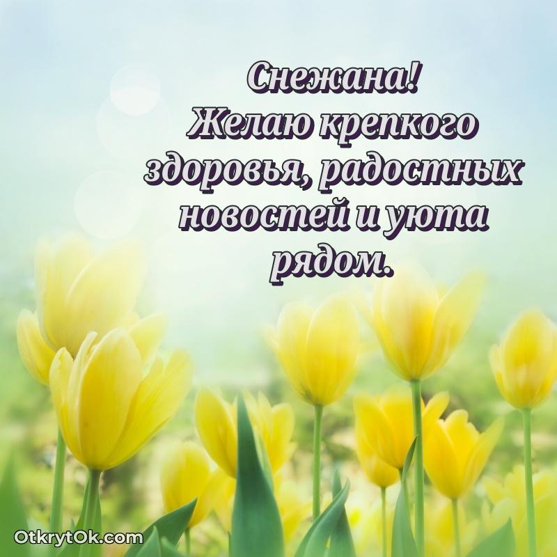 Новые открытки с днем рождения праздничные Снежане