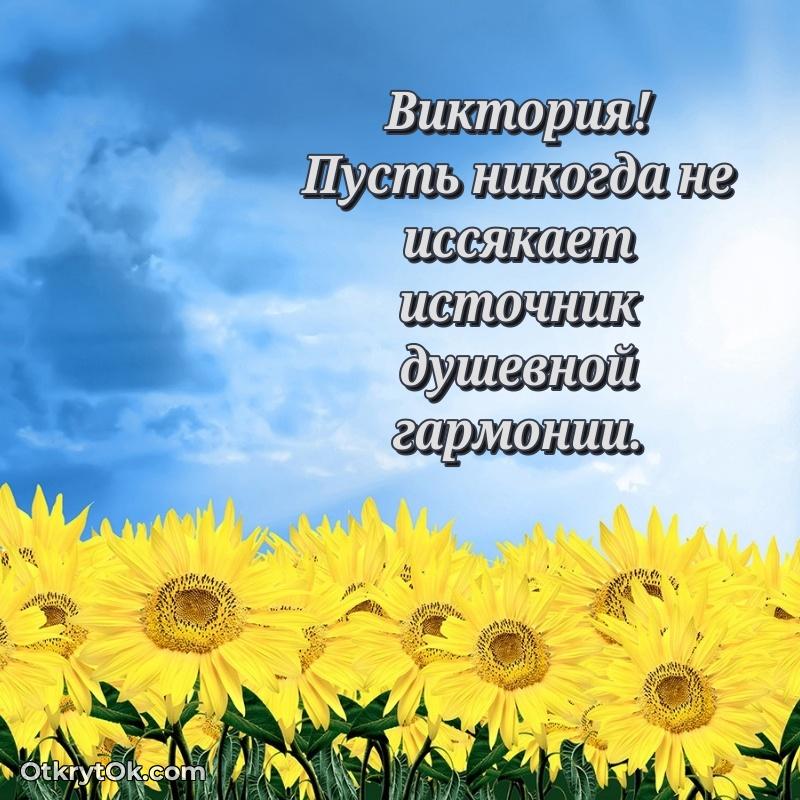Яркая гифка Виктории с днем рождения