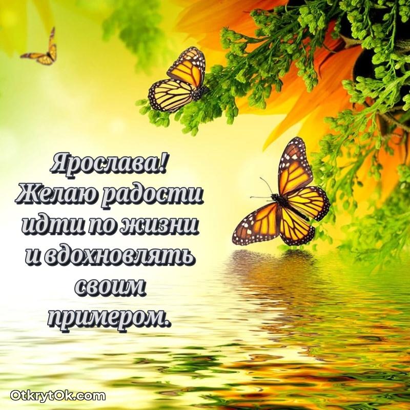 Готовая открытка поздравляемому