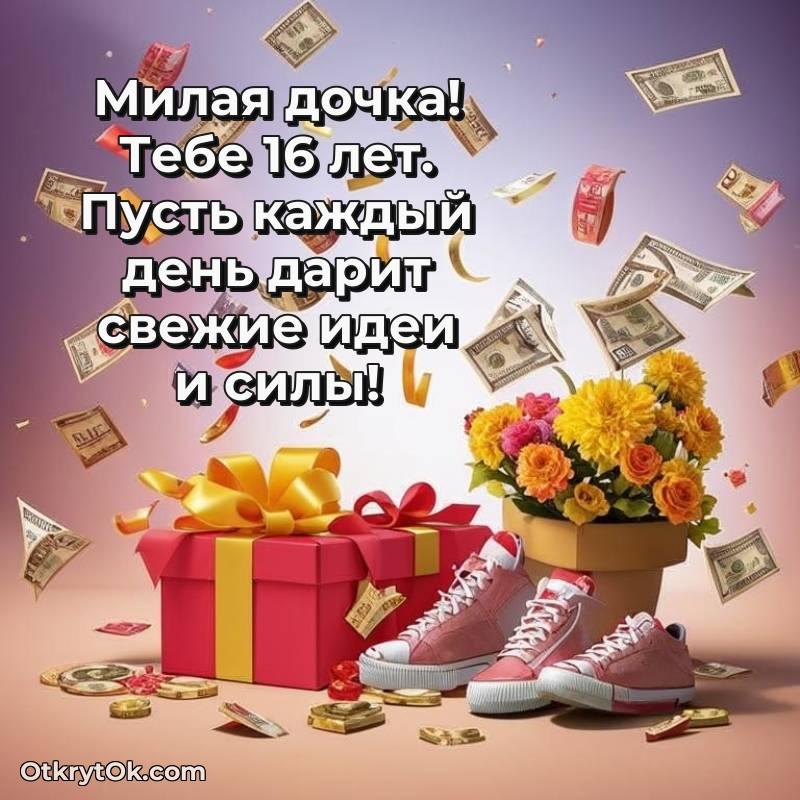 поздравительная открытка с др — необычное