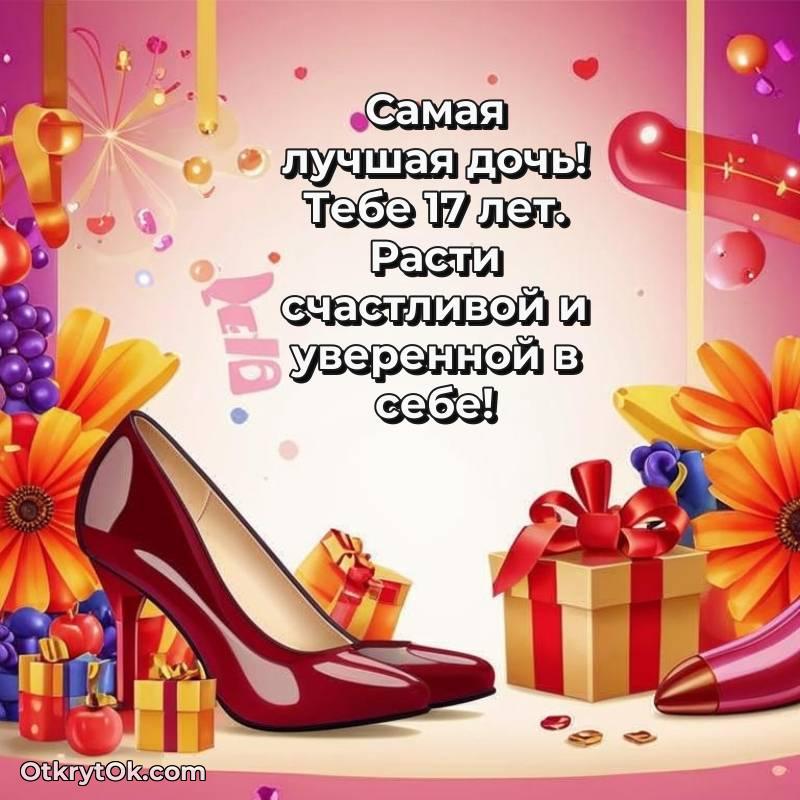 яркая открытка с днем рождения — необычное