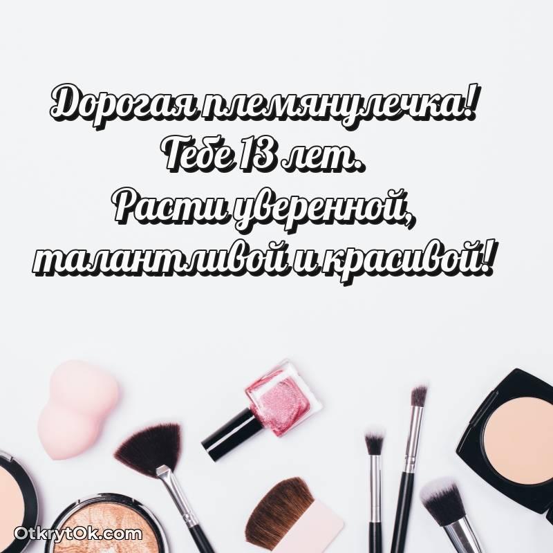 Иллюстрация Племяннице на 13 лет
