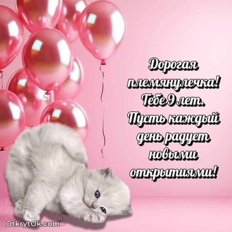 Иллюстрация Племяннице на 9 лет