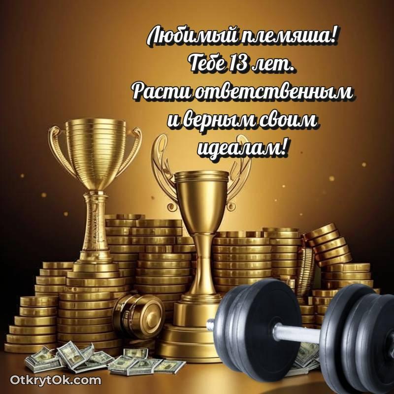 поздравительная анимашка Племяннику с днем рождения