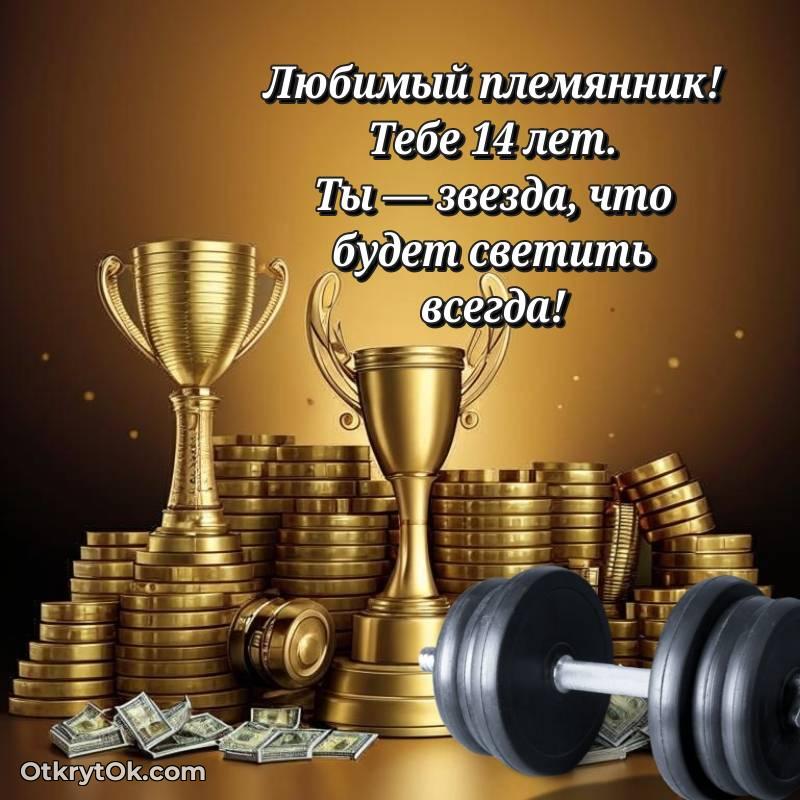 оригинальное поздравительная анимашка Племяннику с днем рождения