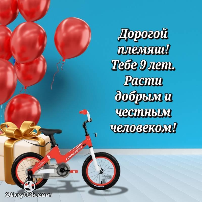Красивое поздравление Племяннику 9 лет — милое
