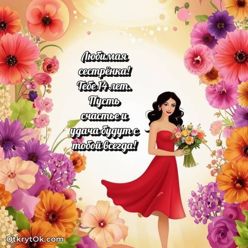 мерцающая открытка с днем рождения — необычное