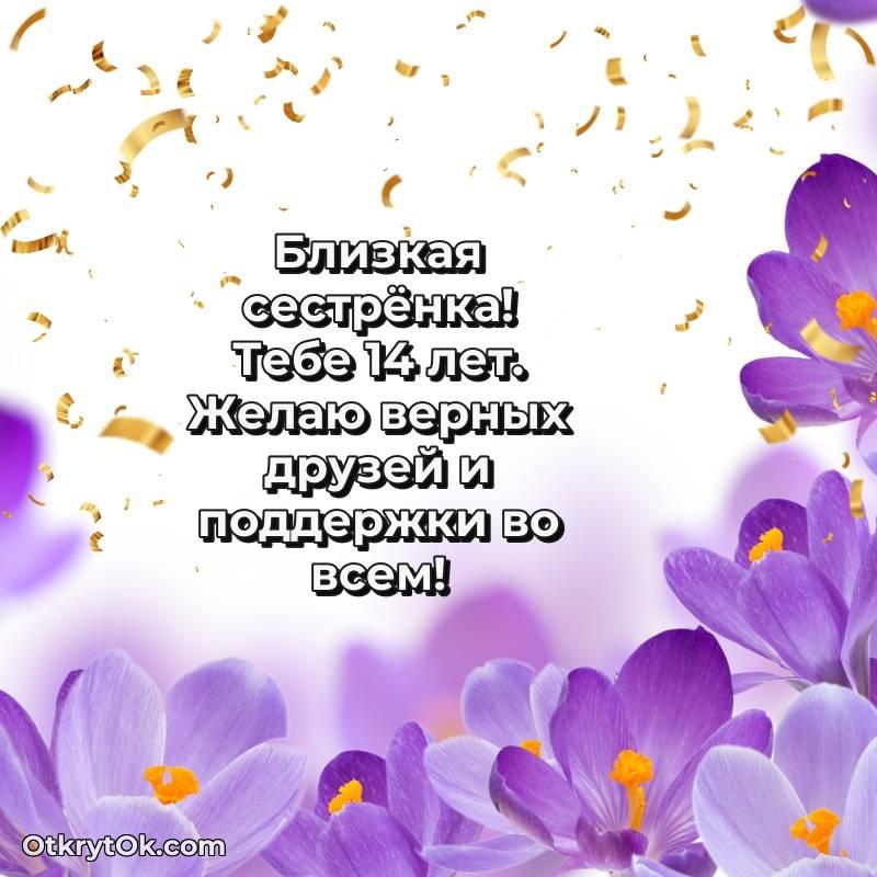 красивая картинка с др Сестре