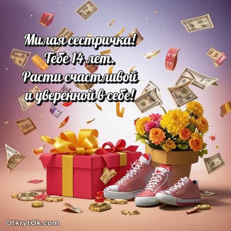 трогательное красивая картинка с др Сестре